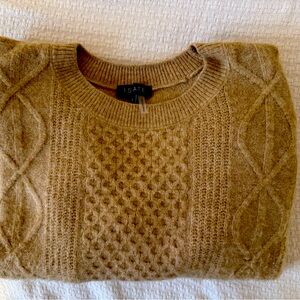 1. State puff sleeve sweater in camel